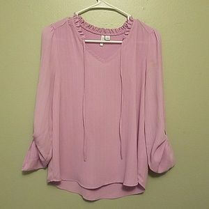 Light pink/purple blouse